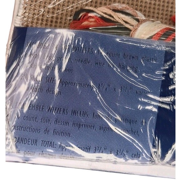 2 Vintage Cross Stitch Kits Wizzers Portia Pig & Jiffy Country Is In My Heart - Picture 5 of 6